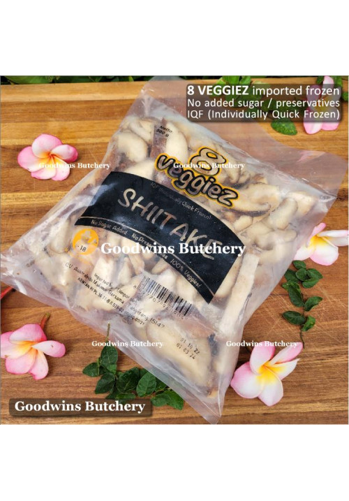 Vegetable frozen 8-Veggiez MUSHROOM SHIITAKE 500g IQF